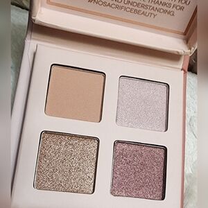 NEW ATHR Beauty Rose Quartz Crystal Quad Eyeshadows. Vegan / Cruelty Free.